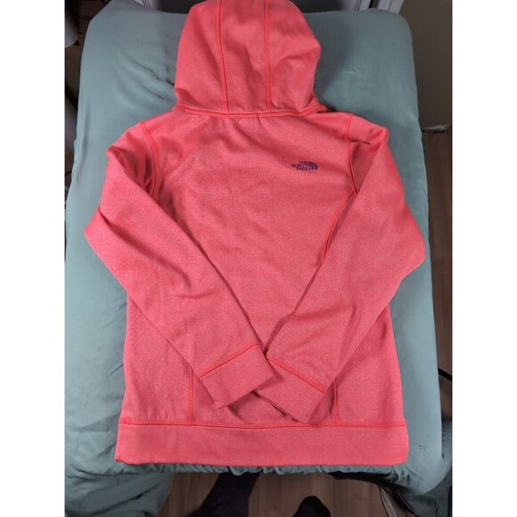 The North Face Hoodie Womens Small Pink Sweatshirt Pullover Sweater Purple Logo - Picture 11 of 12